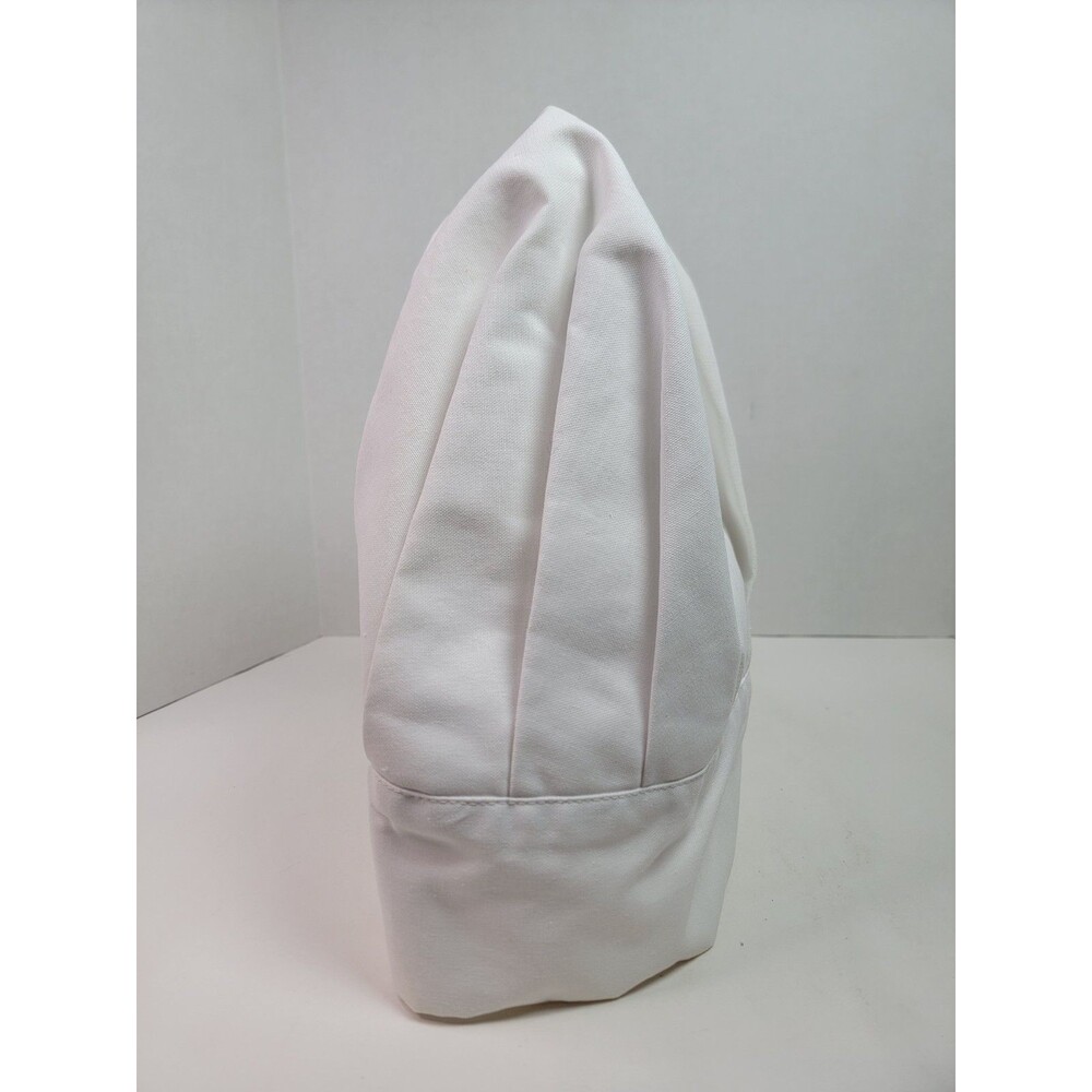 White Chef Hat Baker Cap Food Service Kitchen Uniform Adjustable